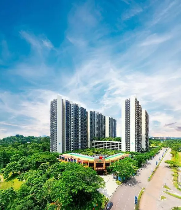 Apartment Experience Movie Under The Stars Galaxy - Studio Suites - 15 Mins To Ciq Johor Bahru Malaysia